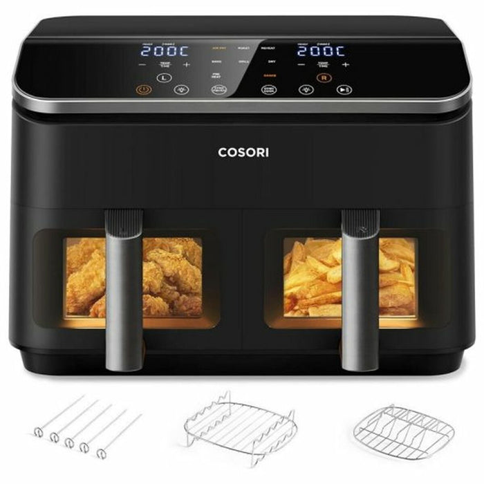 Varmluftsfrituregryde Cosori Dual Basket 8.5 Chef Edition Sort 8,5 L