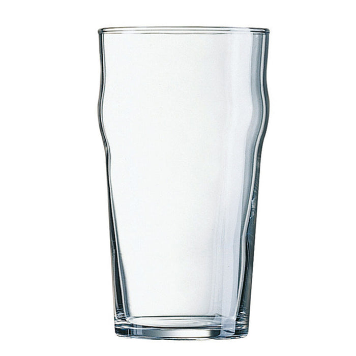 Ølglas Arcoroc Nonic Gennemsigtig Glas (24 enheder)