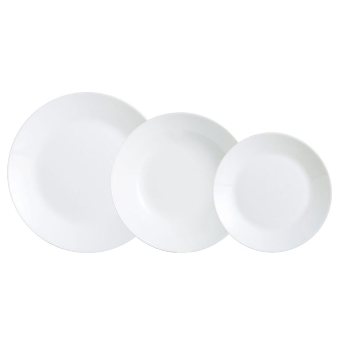 Madlavningssæt Luminarc 12004 Hvid Glas 18 Dele