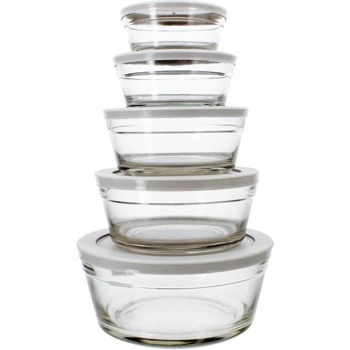 Mad Bevarelse Container Menastyl Cirkulær 150 ml 400 ml (5 enheder)