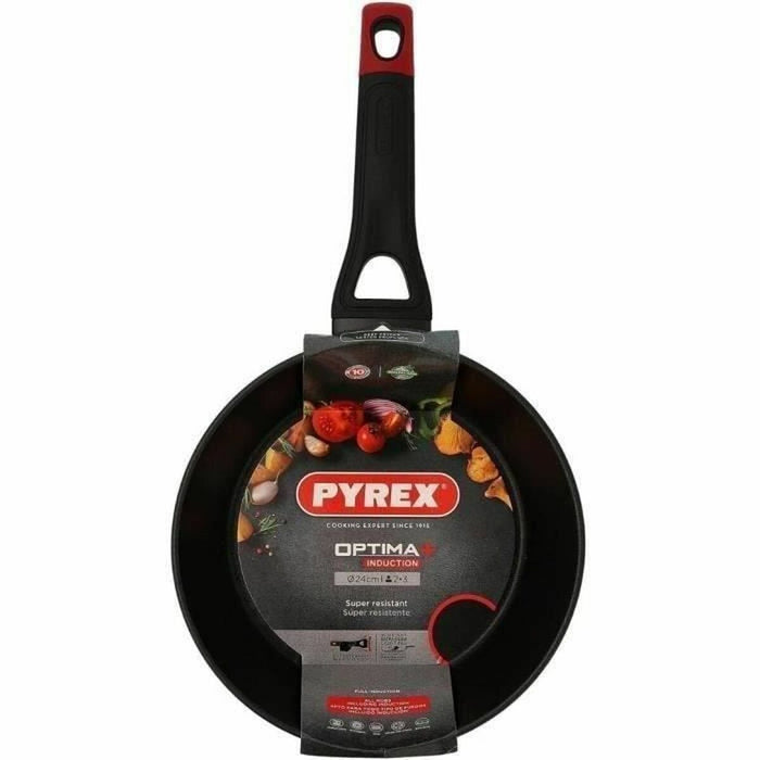 Stegepande Pyrex Sort Aluminium