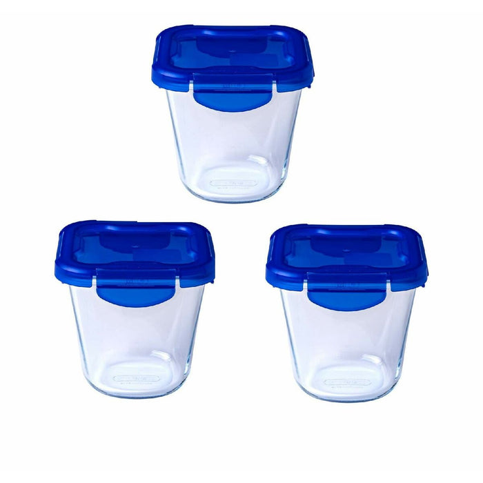 Madkassesæt Pyrex Gennemsigtig 3 Dele
