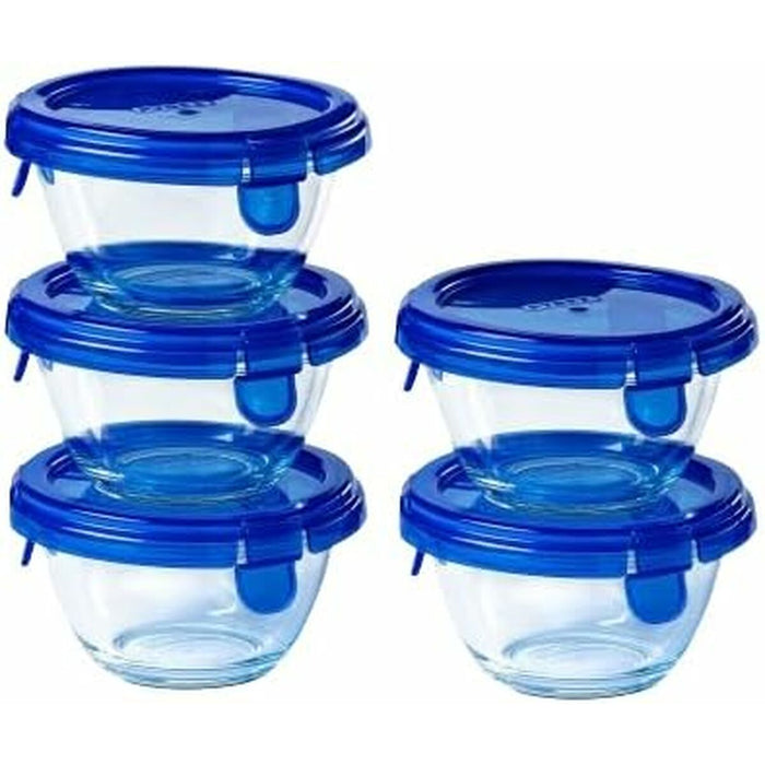 Madkassesæt Pyrex Gennemsigtig 5 Dele