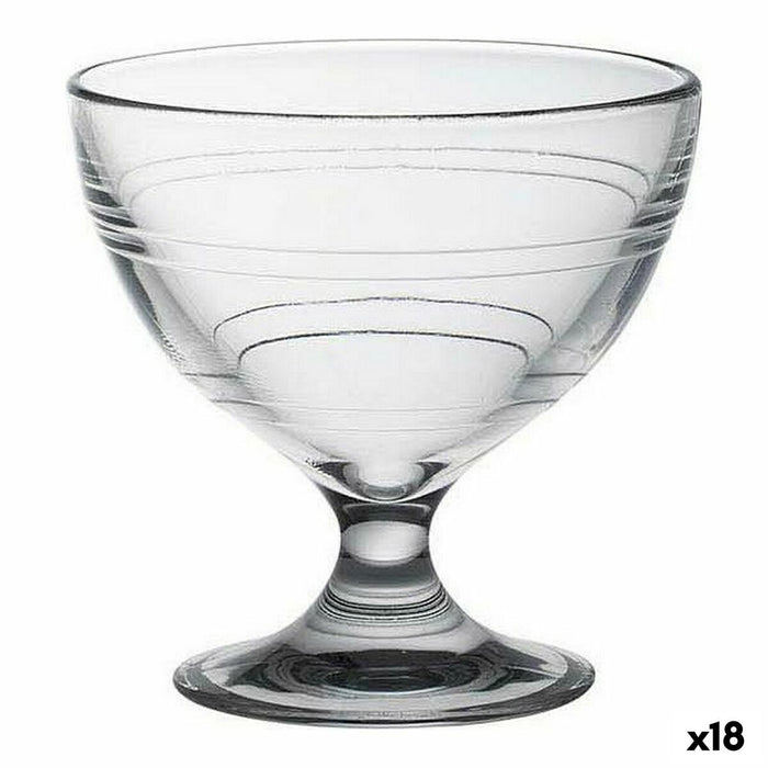 Is og Milshake Glas Duralex Gigogne Gennemsigtig 250 ml (18 enheder)
