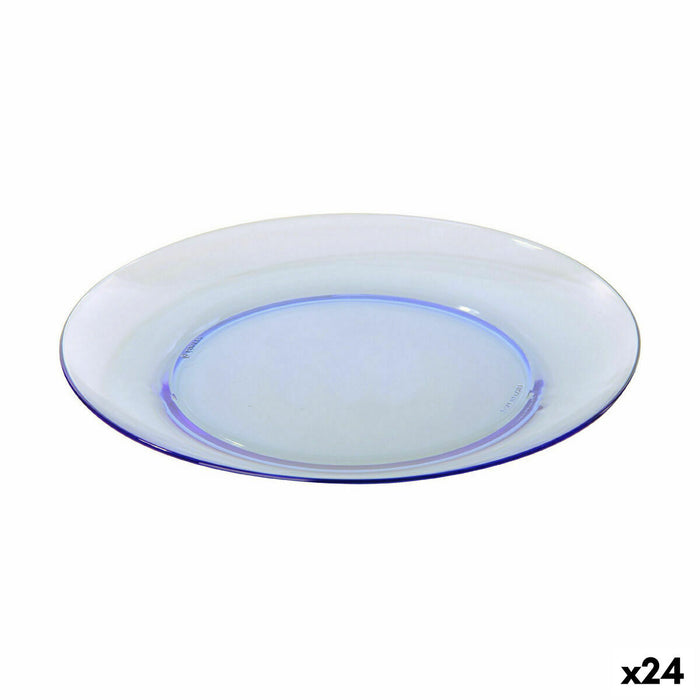 Desserttallerken Duralex Lys Blå Ø 19 cm (24 enheder)