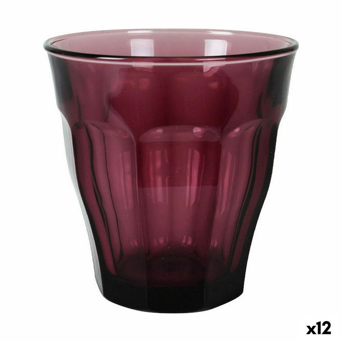 Glassæt Duralex Picardie Lilla 4 Dele 250 ml (12 enheder)