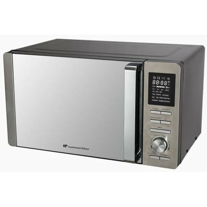 Mikrobølgeovnen med Grill Continental Edison 900 w 25 L Sølvfarvet 900 W 25 L