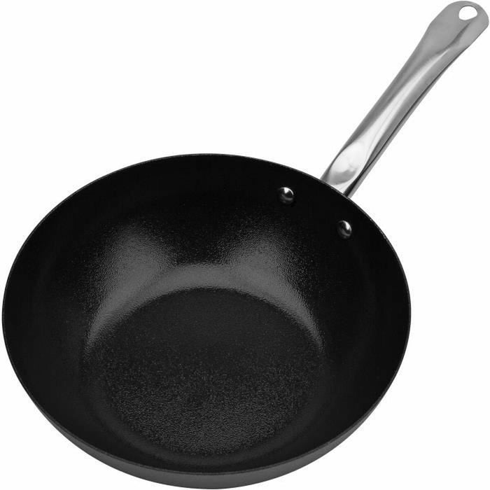 Wok Pande GSW Stål Ø 28 cm 1 Dele