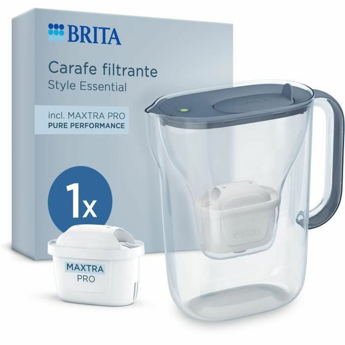 Kande Med Filter Brita Style Essential Grå Gennemsigtig 2,4 L