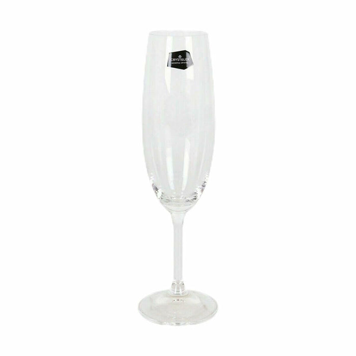 Sæt med glas Crystalex Lara 220 ml 6 Dele 4 enheder