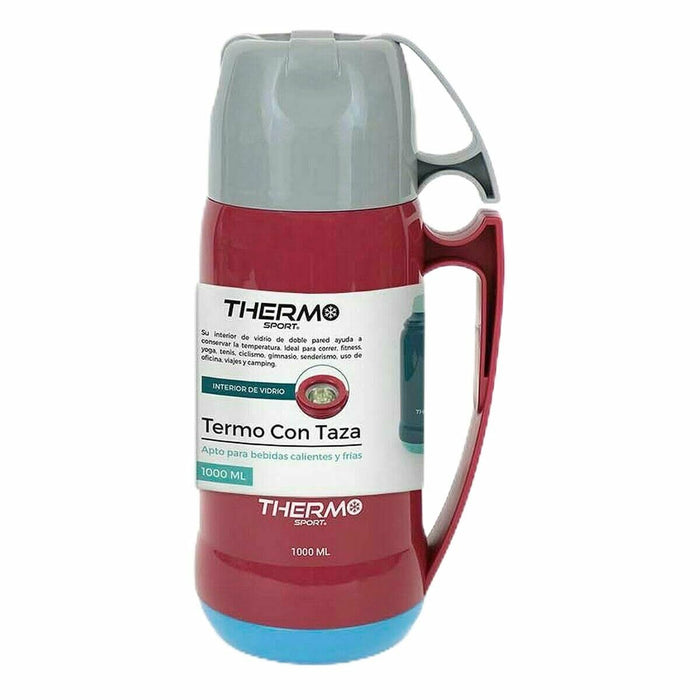 Rejse termo kolbe ThermoSport 1 L Multifarvet 12 enheder