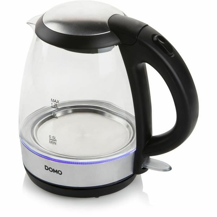 Kedel DOMO DO9218WK Sølvfarvet Rustfrit stål Krystal 2200 W 1,2 L