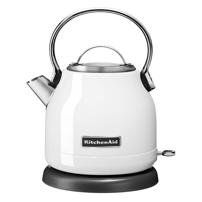 Vandkedel og Elektrisk Tekedel KitchenAid 5KEK1222EWH Hvid 1,25 L Metal Rustfrit stål