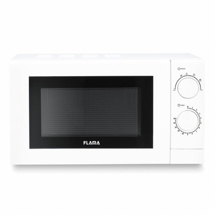 Mikrobølgeovnen Flama 700W 20 L Hvid 700 W 20 L