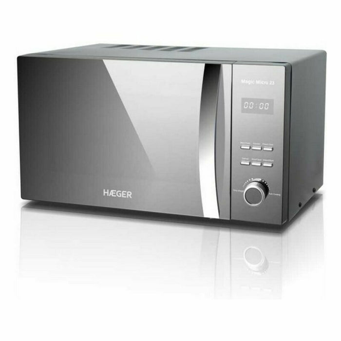 Mikrobølgeovnen med Grill Haeger MW-80B.008A Grå 800W