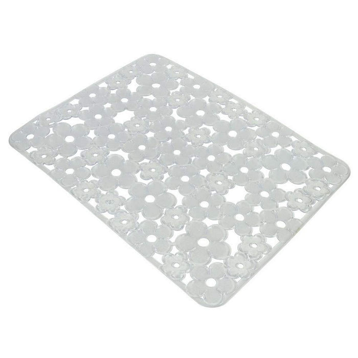 Afdrypningssstativ til køkkenvask Metaltex Rektangulær PVC Gennemskinnelig (30 x 40 cm)