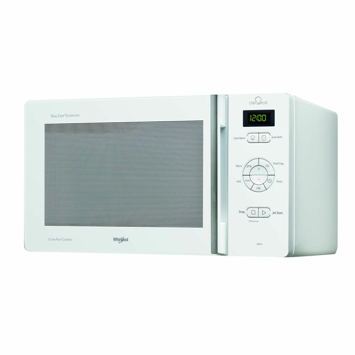 Mikrobølgeovnen med Grill Whirlpool Corporation ChefPlus Hvid 800 W 25 L