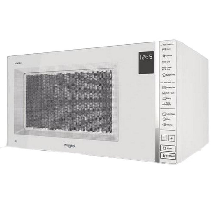 Mikrobølgeovnen med Grill Whirlpool Corporation MWP304W 30 L 1050 W