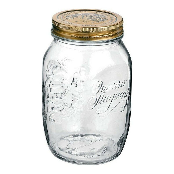 Blik Bormioli 365160MDE121990 Hermetisk Gennemsigtig Glas 1 L (1000 cc)