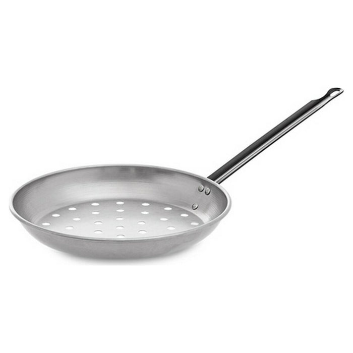 Stegepande til at stege kastanjer Vaello Sølvfarvet Stål Blank stål Ø 26 cm