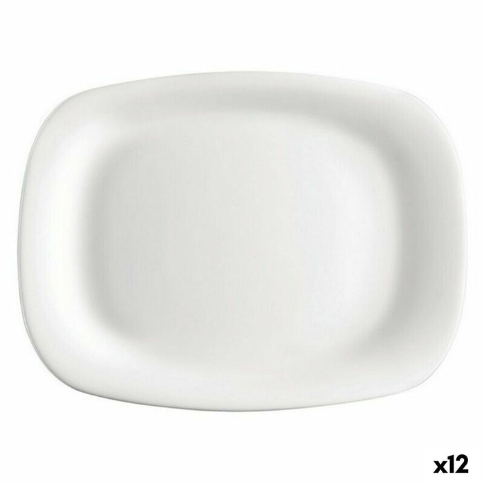 Tallerken Bormioli Parma Rektangulær (12 enheder) (24 x 34 cm)
