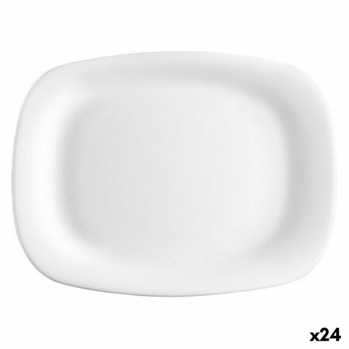 Tallerken Bormioli BOR1191 Rektangulær (24 enheder) (20 x 28 cm)