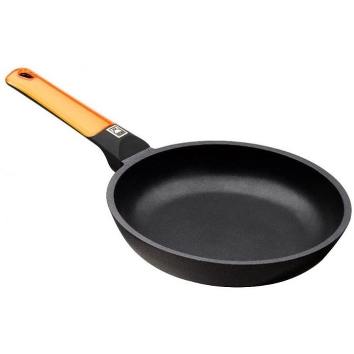 Stegepande BRA Smedet aluminium Ø 20 cm Sort Orange