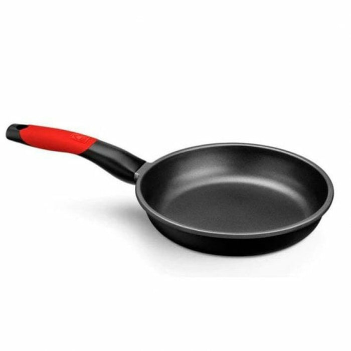 Skridsikker stegepande BRA A411230 Ø 20 cm Rød Metal Aluminium
