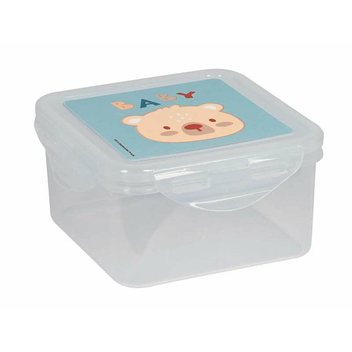 Madkasse Safta Baby bear Pudderblå Polyuretan 13 x 7,5 x 13 cm
