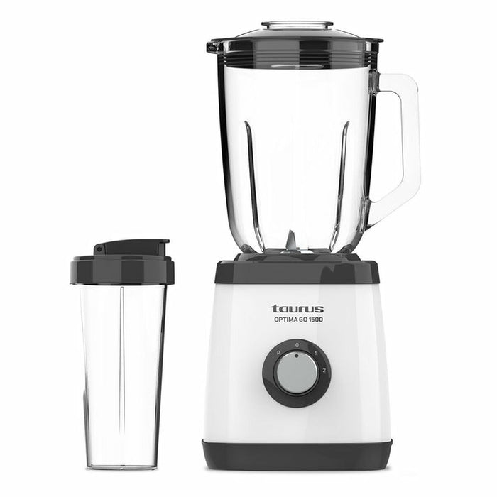 Kop-blender Taurus 912471000 Hvid Sort 1500 W 1,5 L