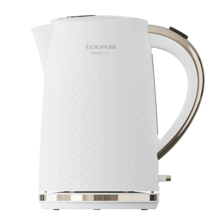 Kedel Taurus 958571000 Hvid Rustfrit stål Plastik 2200 W 1,7 L