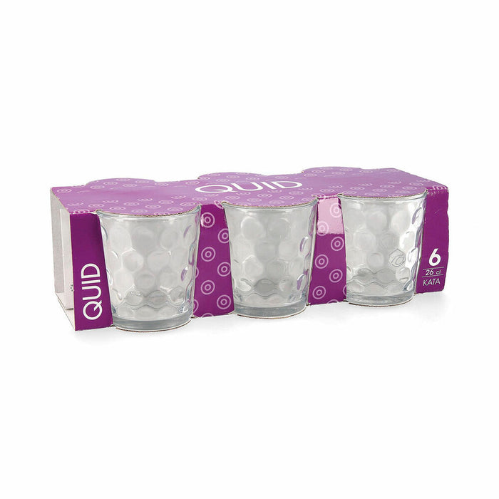Glassæt Quid Kata Gennemsigtig Glas 6 Dele 260 ml