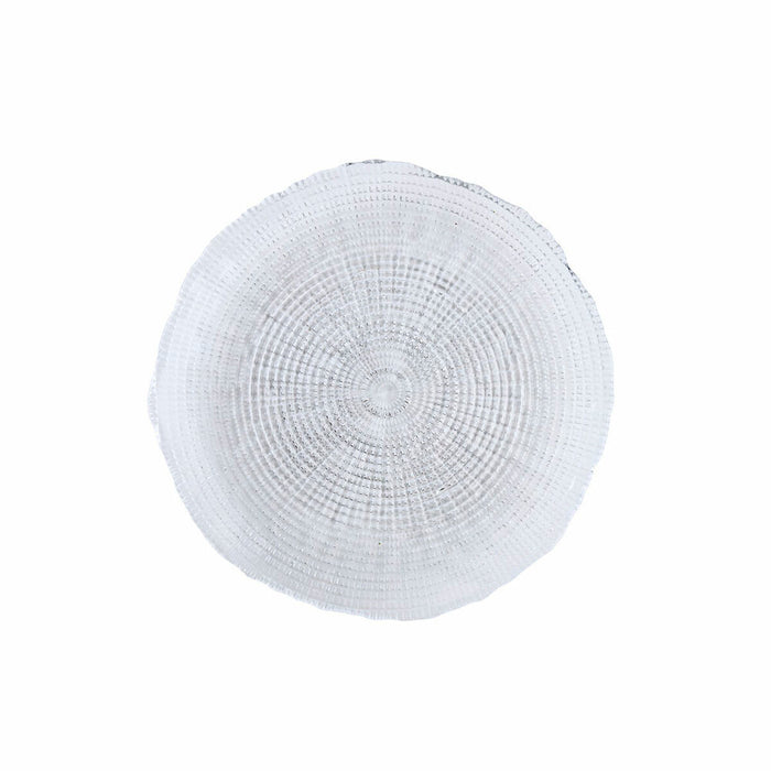 Flad Plade Quid Boreal Gennemsigtig Glas Ø 21 cm (6 enheder) (Pack 6x)