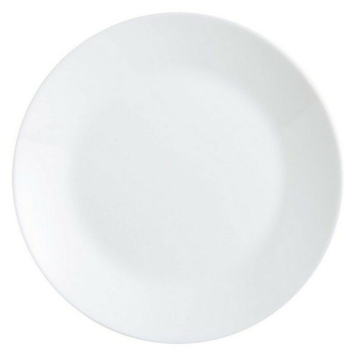 plade Arcopal Zelie Hvid Glas (12 pcs)