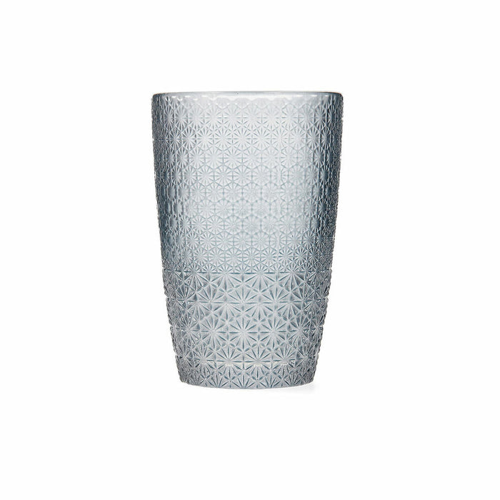 Glassæt Bidasoa Ikonic Grå Glas 350 ml (6 Dele)