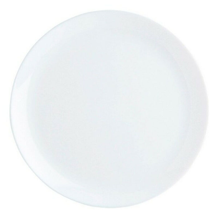 plade Luminarc Diwali 6 enheder Hvid Glas (Ø 27 cm)