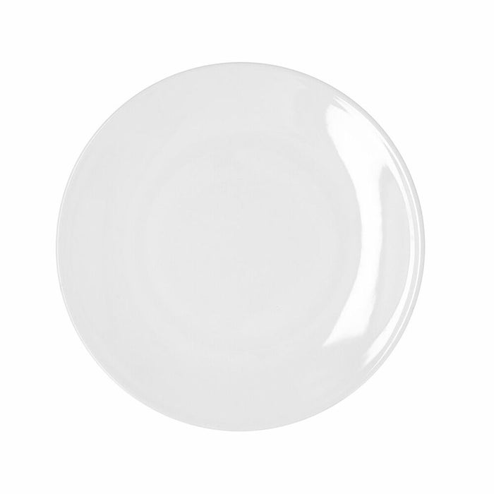 Tallerken Bidasoa Glacial Coupe Keramik Hvid (25 cm) (Pack 6x)