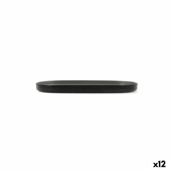 Snack bakke Bidasoa Gio Grå Plastik 23 x 10 cm 12 enheder