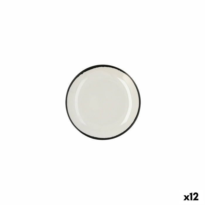 Plosek krožnik Ariane Vital Filo Keramik Hvid Ø 18 cm (12 enheder)