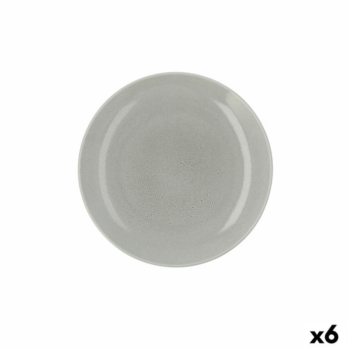 Plosek krožnik Ariane Porous Keramik Grøn Ø 27 cm (6 enheder)