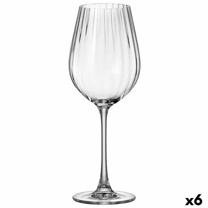 Vinglas Bohemia Crystal Optic Gennemsigtig 500 ml 6 enheder