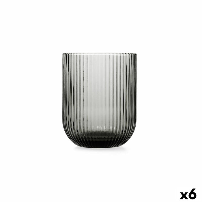 Glas Bidasoa Fosil Grå Glas 280 ml (6 enheder)