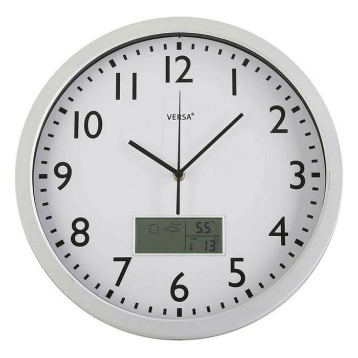 Vægur Versa 18560239 Hvid Plastik Minimalistisk 4 x 35 x 35 cm