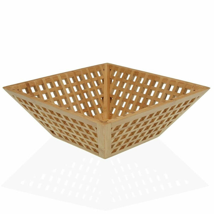 Frugtskål Versa Bambus (28 x 9,8 x 28 cm)