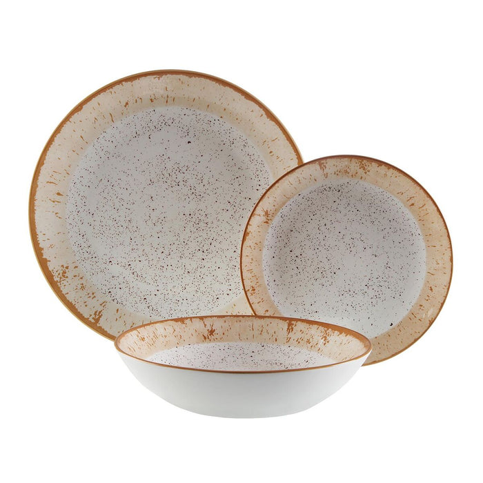 Spisestel Versa Brun Porcelæn 18 Dele
