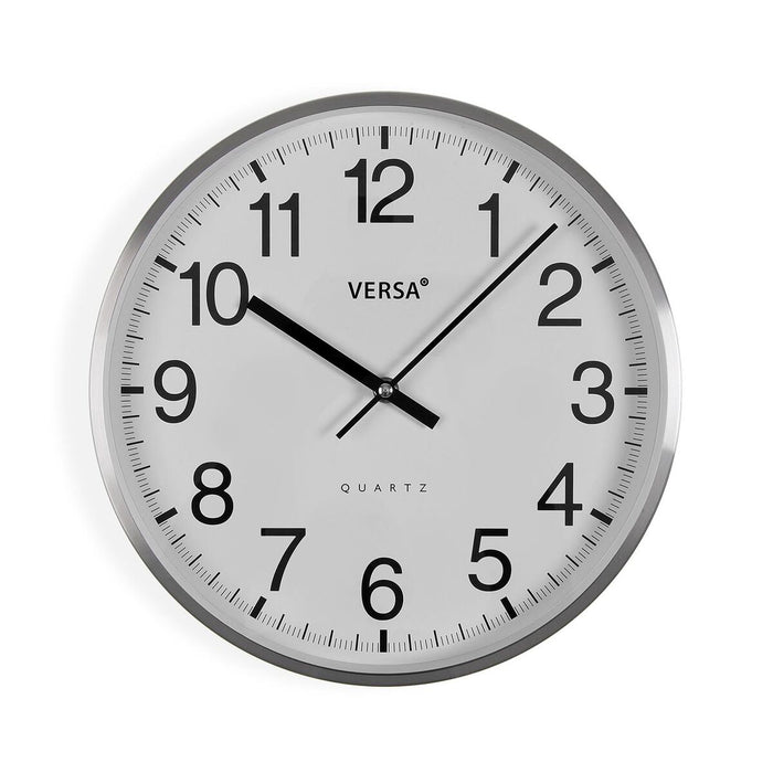 Vægur Versa Hvid Metal