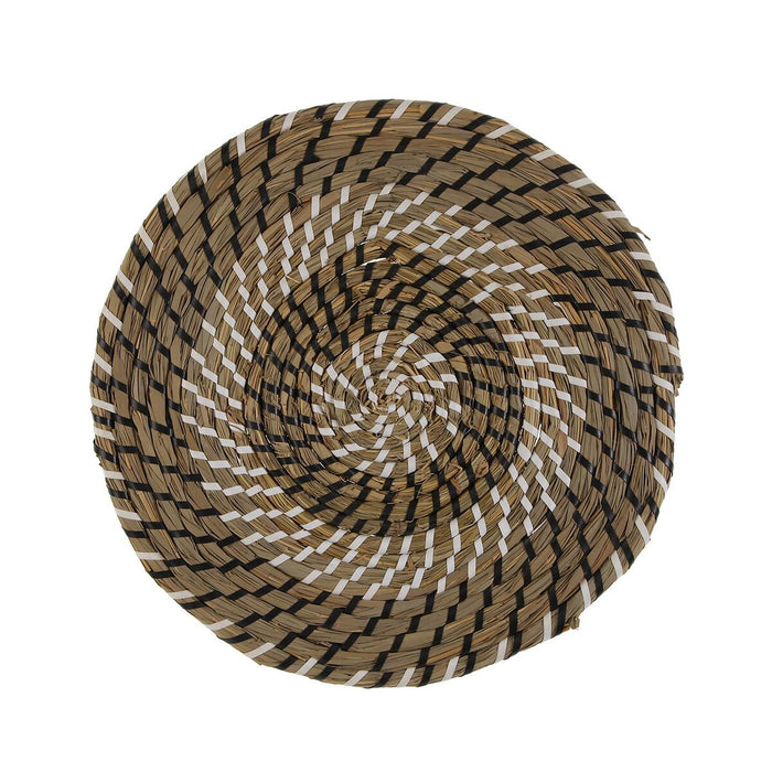 Dækkeserviet Versa Hvid Sort Tekstil Vand-hyciant 38 cm