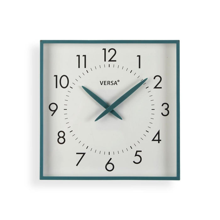 Vægur Versa Blå Plastik 4,1 X 28,3 X 28,3 CM