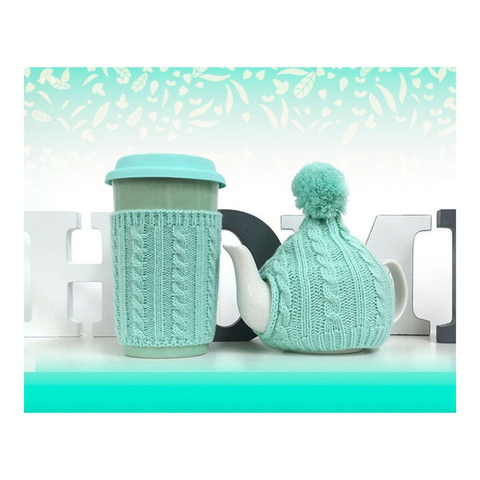 Sæt 1 Skodelica Čajnik Blå (2 pcs)