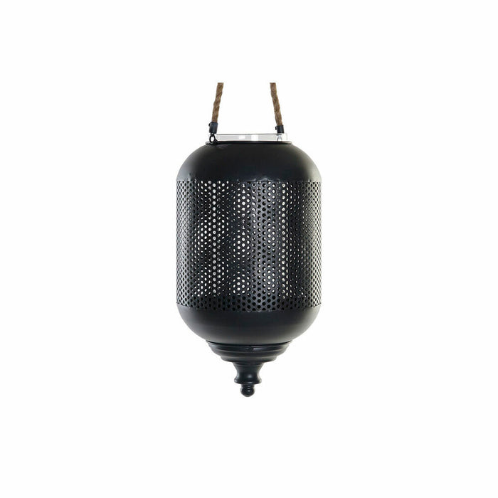 Lyseholder DKD Home Decor Brun Sort Metal Krystal Tov (22 x 22 x 43 cm)